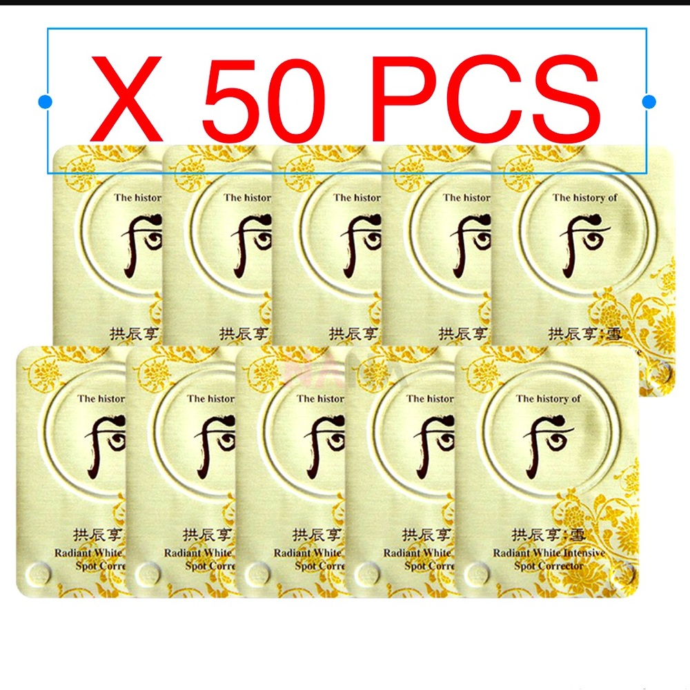 The History Of Whoo Gongjinhyang Seol Radiant White Ultimate Corrector (50 PCS)
